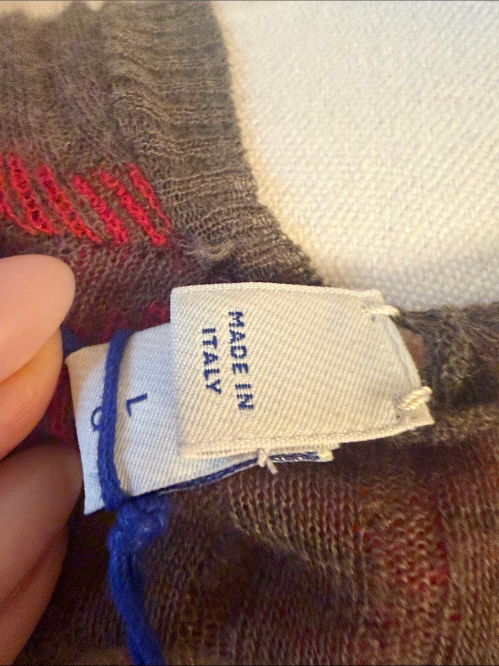 Authentic NWT Burberry Checked Cardigan Large women’s - Picture 11 of 15